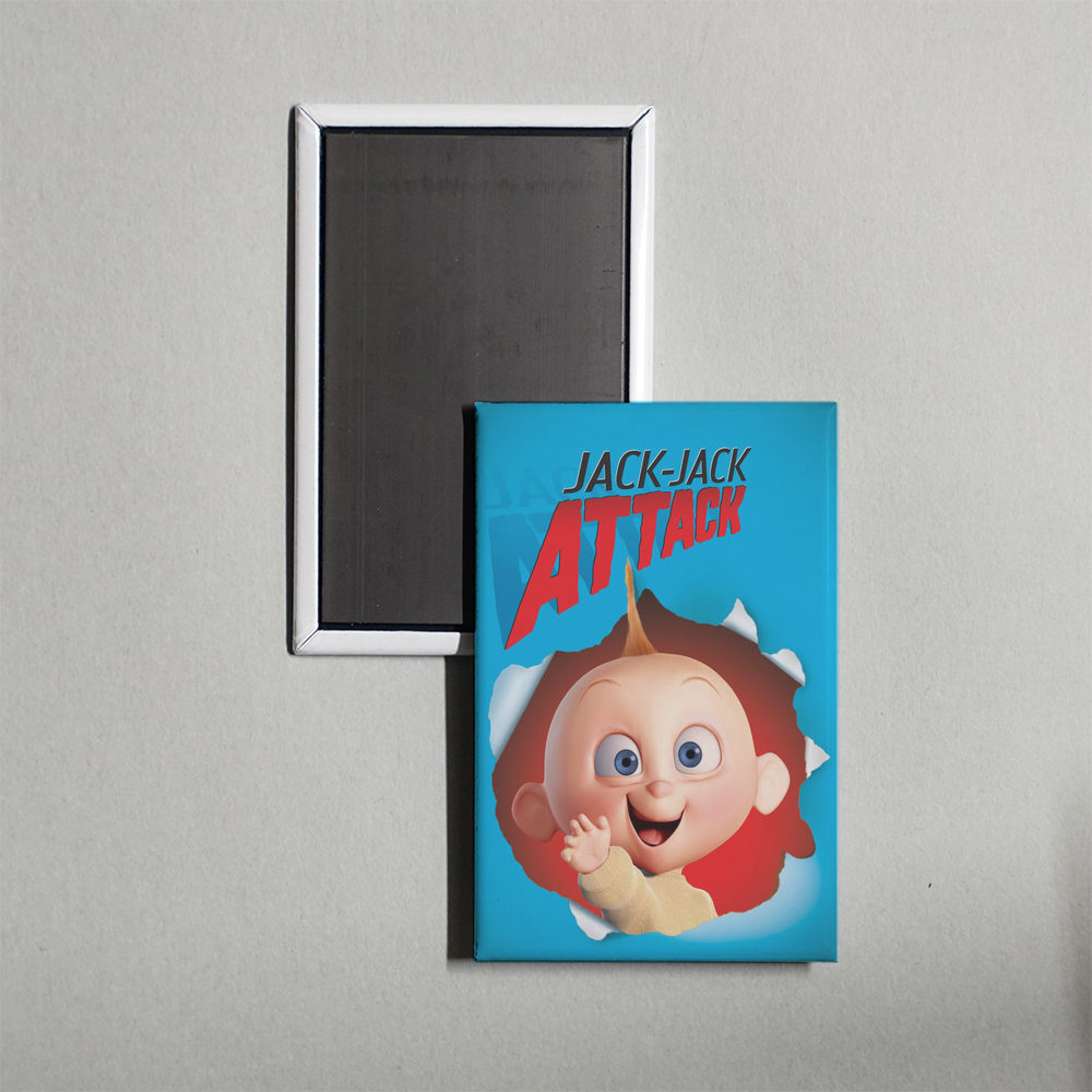Jack-Jack Attack Mini Movie Fridge Magnet