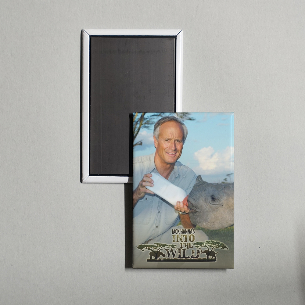 Jack Hanna's Into the Wild TV Show Fridge Magnet