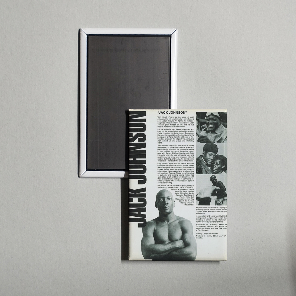 Jack Johnson Mini Movie Fridge Magnet
