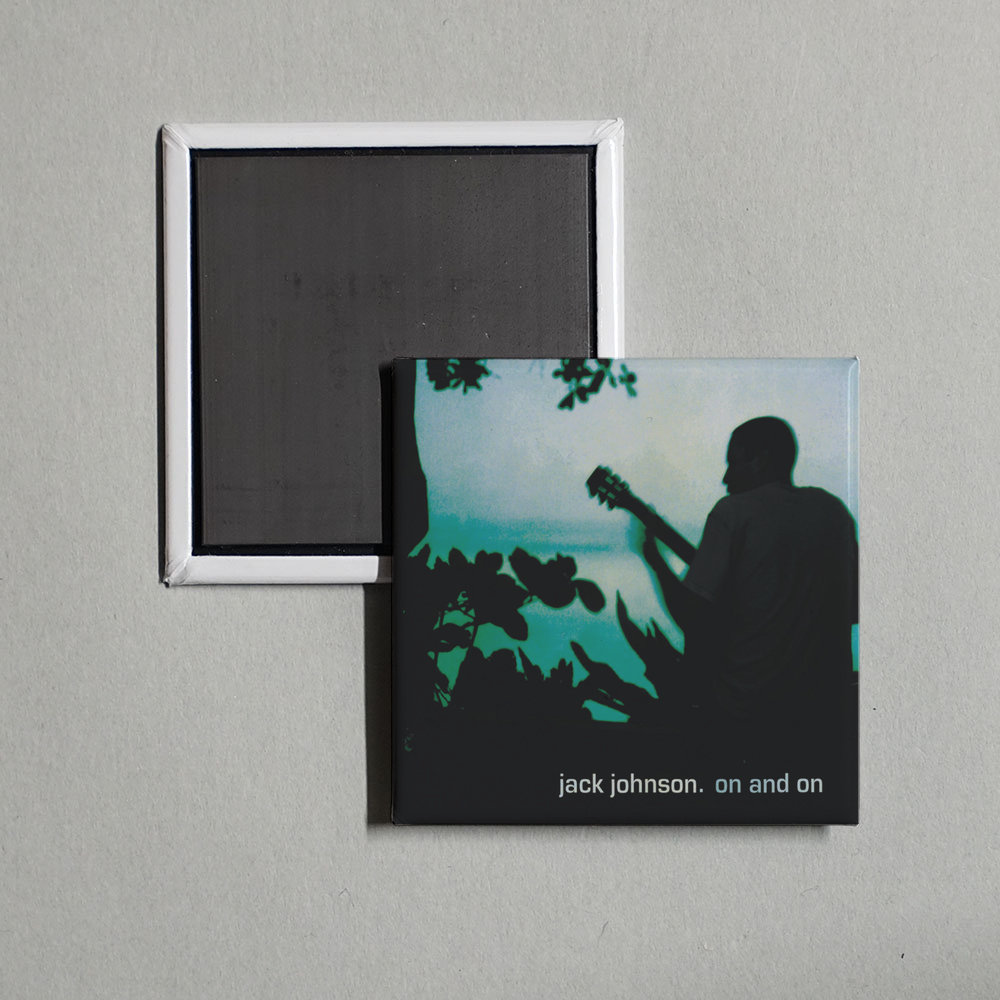Jack Johnson - On And On Album Cover Fridge Magnet