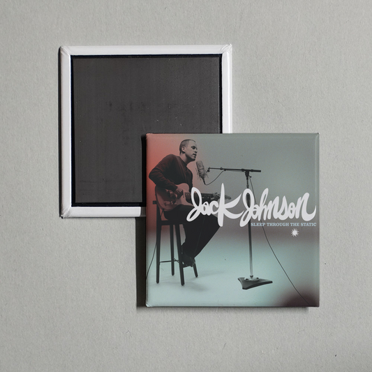 Jack Johnson - Sleep Through The Static Album Cover Fridge Magnet