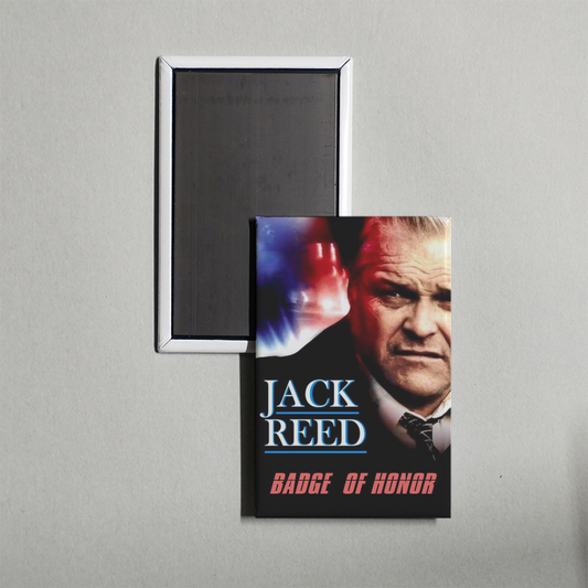 Jack Reed Badge of Honor Mini Movie Fridge Magnet