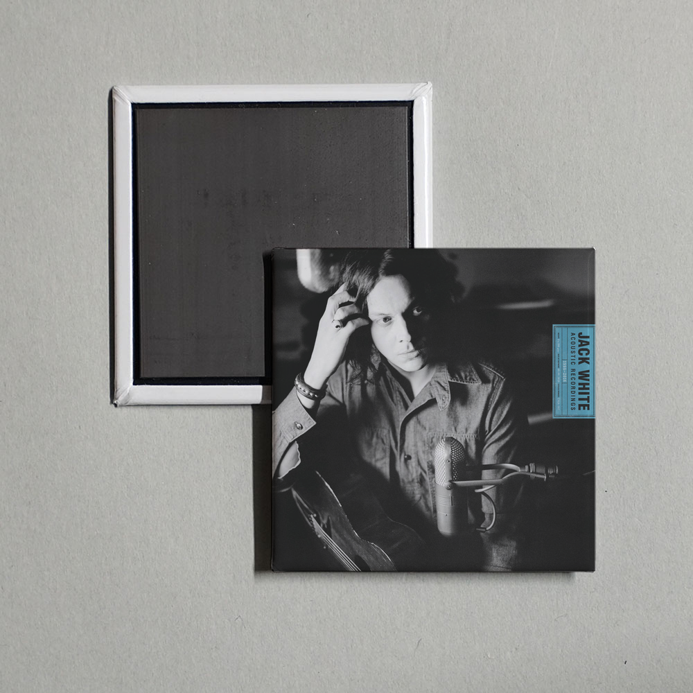 Jack White - Jack White Acoustic Recordings 1998 - 2016 Album Cover Fridge Magnet