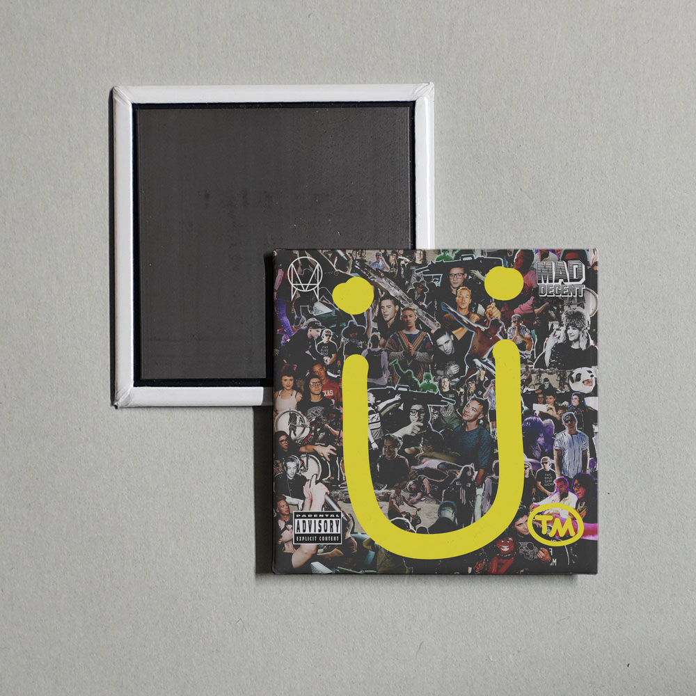 Jack Ü - Skrillex and Diplo present Jack Ü Album Cover Fridge Magnet