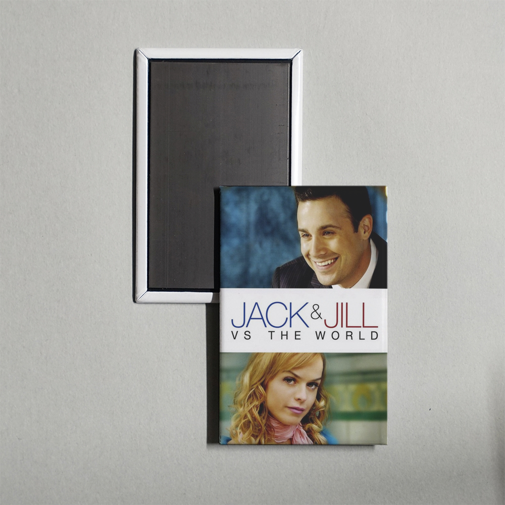 Jack and Jill vs. The World Mini Movie Fridge Magnet