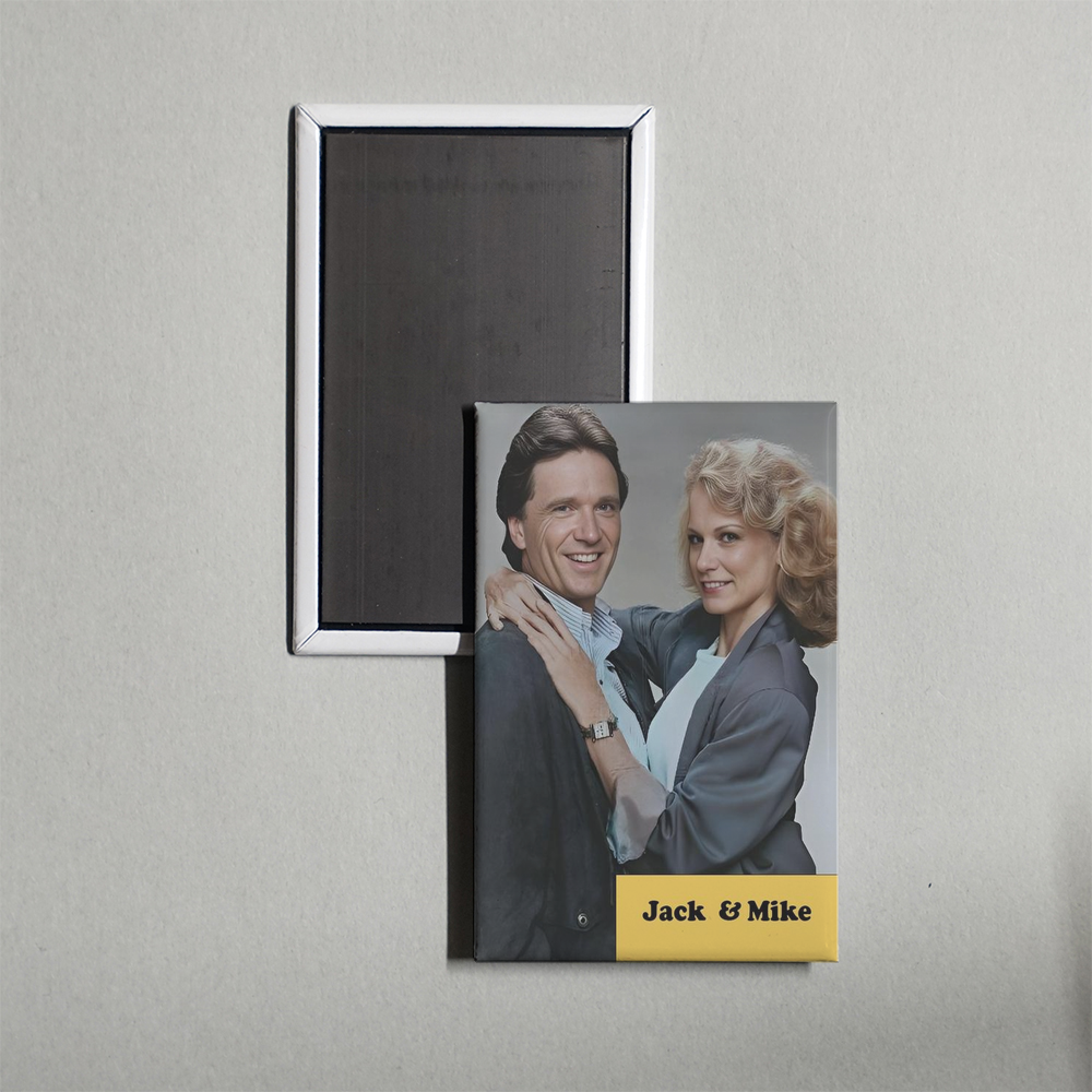 Jack and Mike TV Show Fridge Magnet
