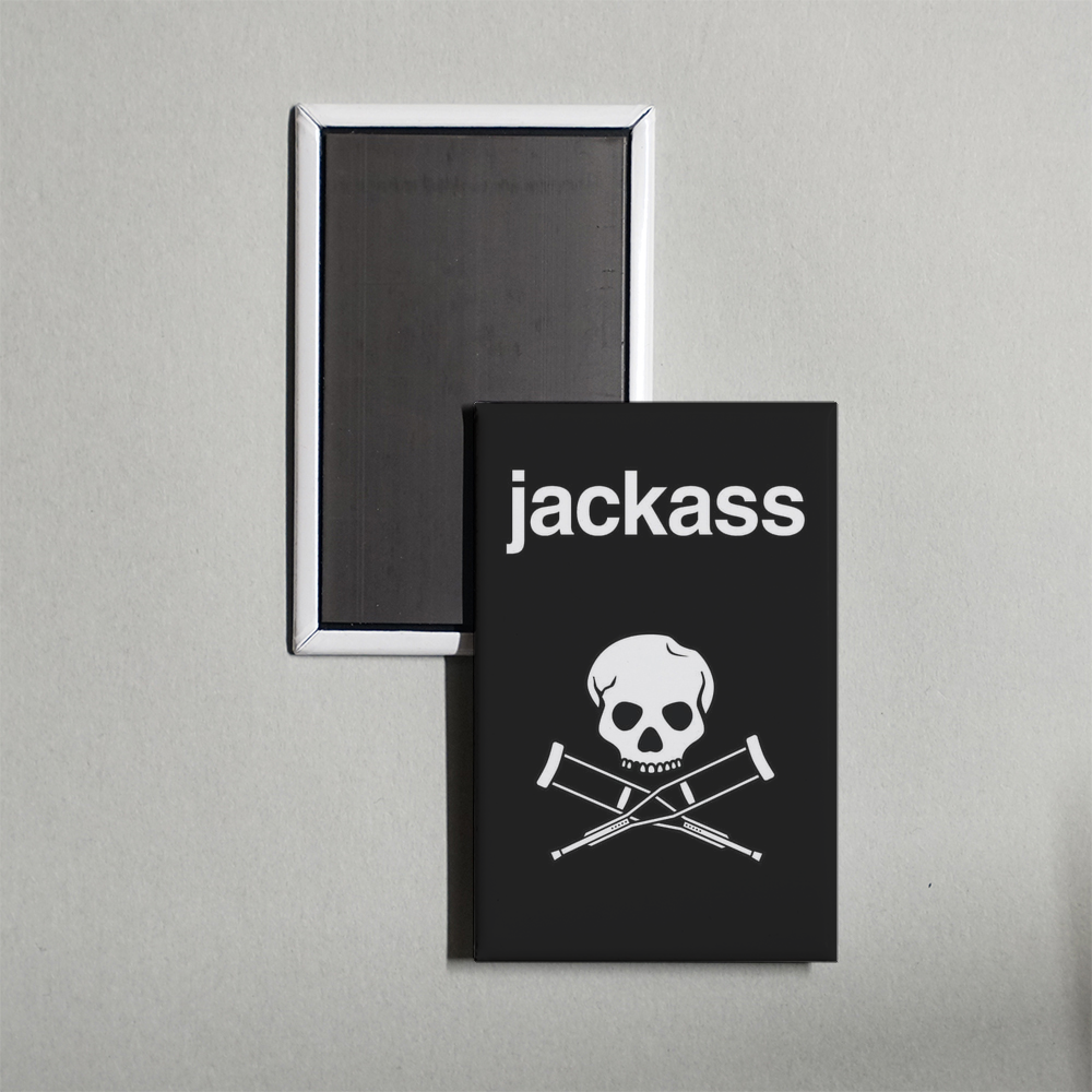 Jackass TV Show Fridge Magnet