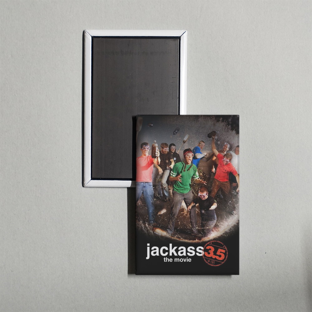 Jackass 3.5 Mini Movie Fridge Magnet