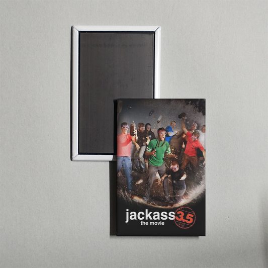 Jackass 3.5 Mini Movie Fridge Magnet
