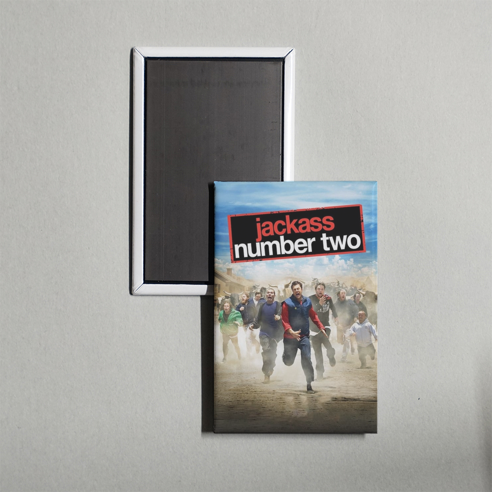 Jackass Number Two Mini Movie Fridge Magnet