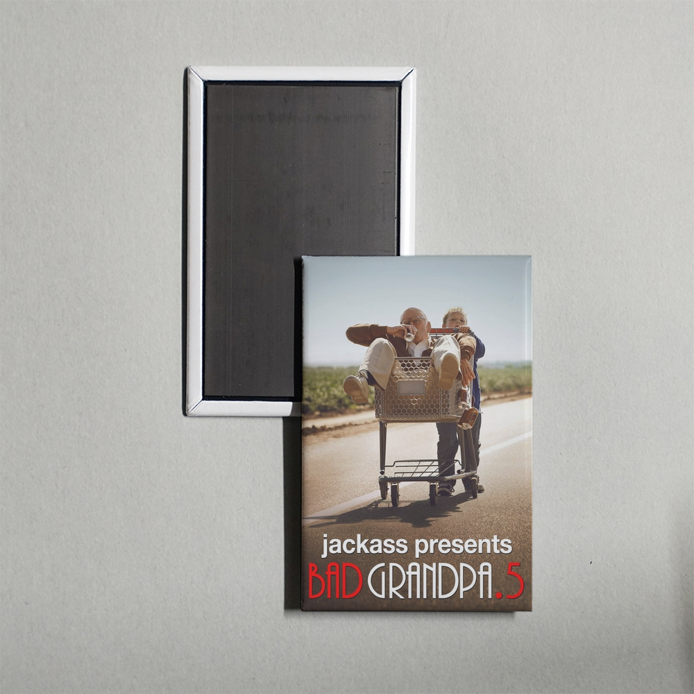 Jackass Presents Bad Grandpa .5 Mini Movie Fridge Magnet