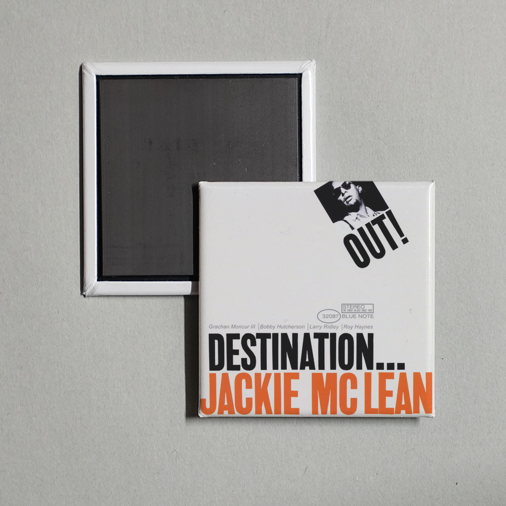 Jackie McLean - Destination...Out! Album Cover Fridge Magnet