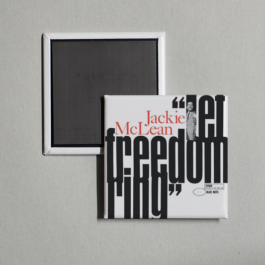Jackie McLean - Let Freedom Ring (Rudy Van Gelder Edition) Album Cover Fridge Magnet