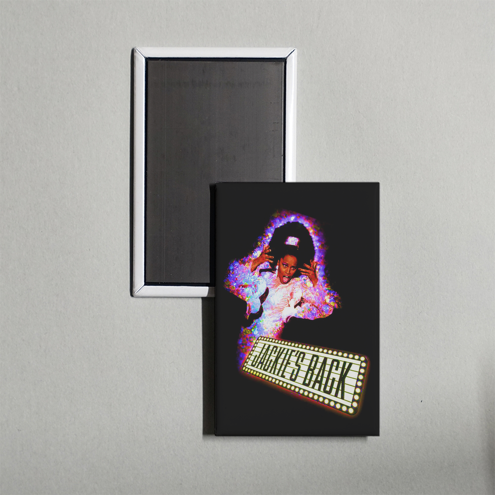 Jackie's Back! Mini Movie Fridge Magnet