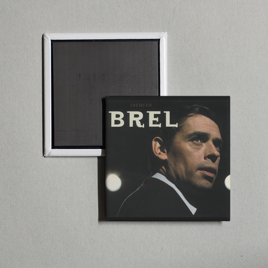 Jacques Brel - J Brel - CD Story Album Cover Fridge Magnet