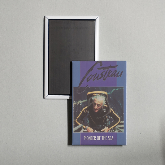 Jacques Cousteau The First 75 Years Mini Movie Fridge Magnet