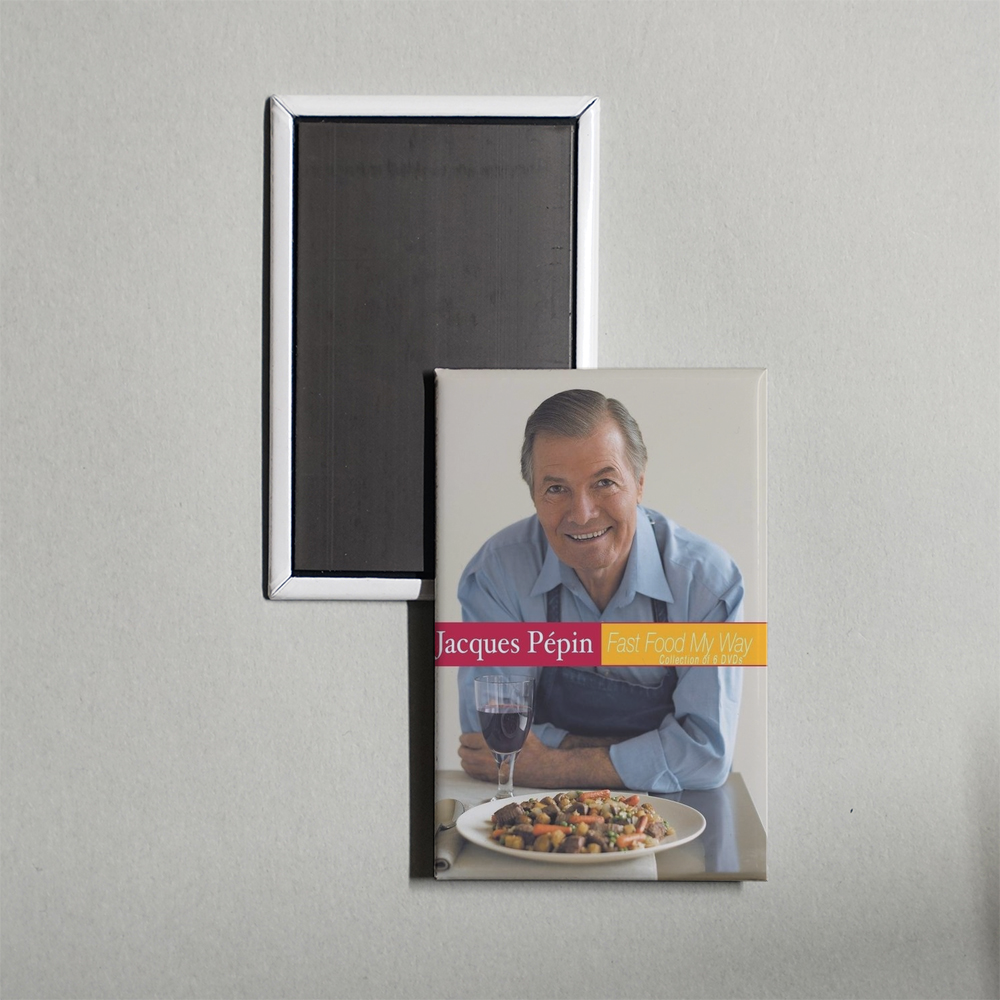 Jacques Pépin Fast Food My Way TV Show Fridge Magnet