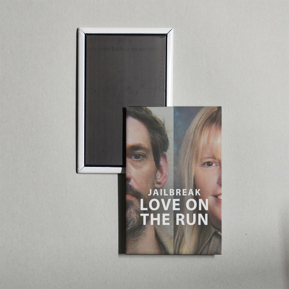 Jailbreak Love on the Run Mini Movie Fridge Magnet