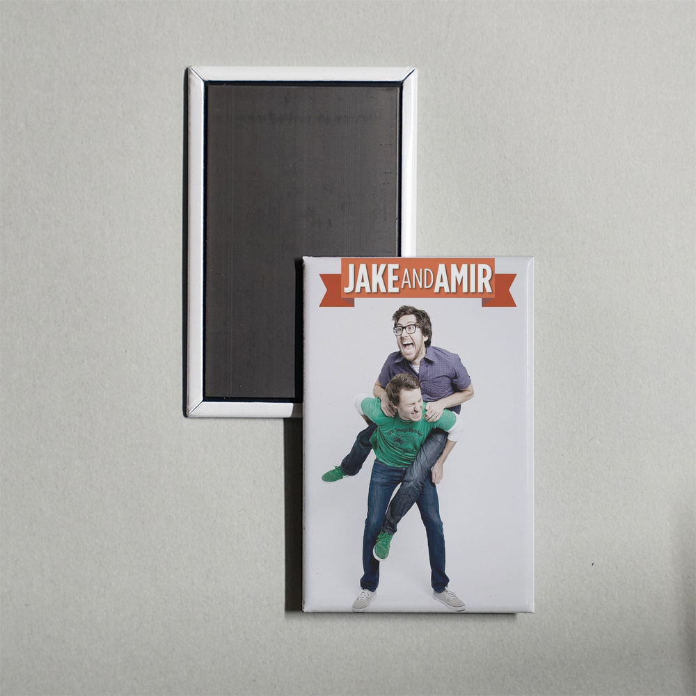 Jake and Amir TV Show Fridge Magnet