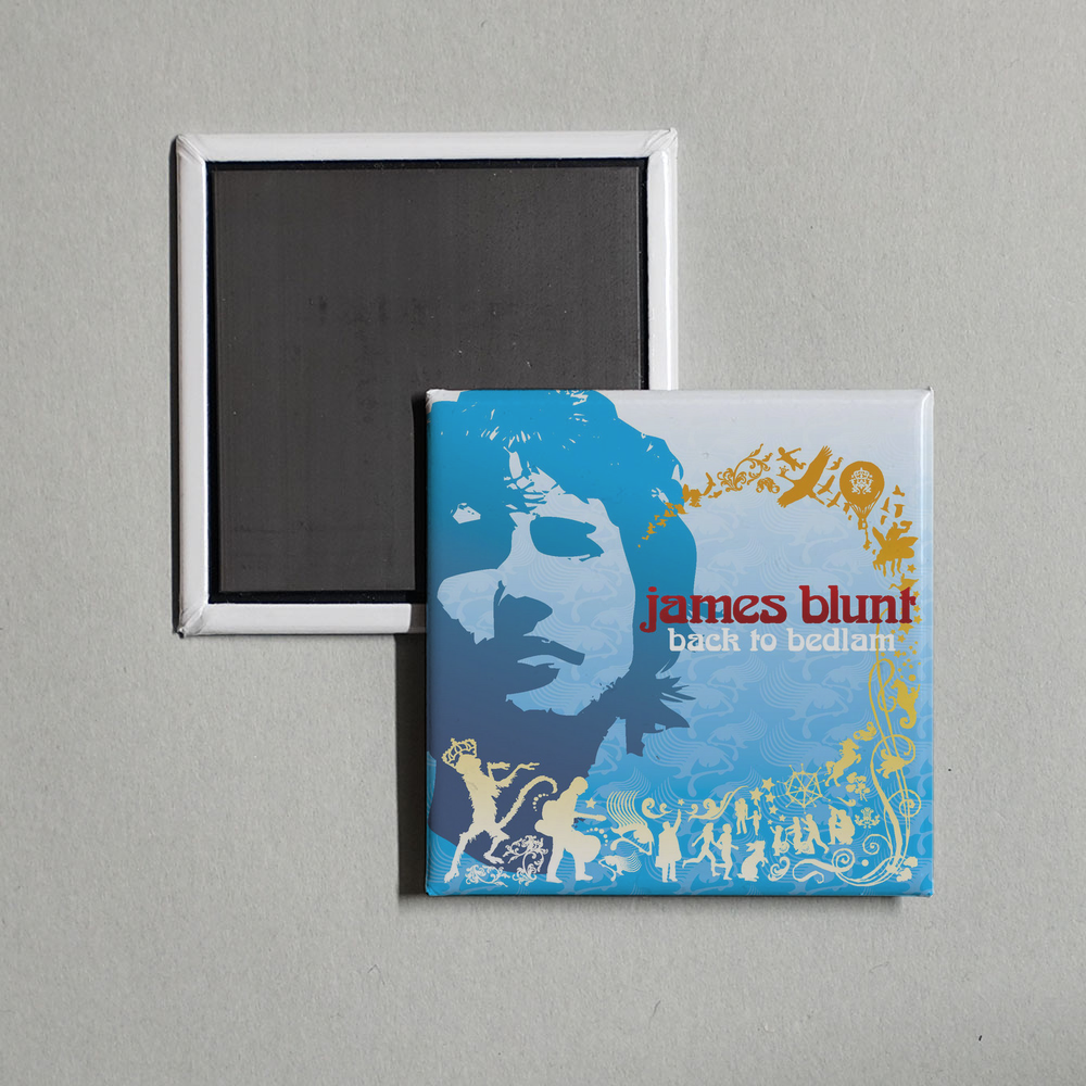 James Blunt - Back to Bedlam Album Cover Fridge Magnet