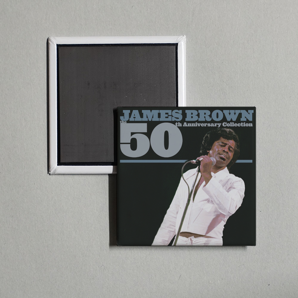 James Brown - The 50th Anniversary Collection Album Cover Fridge Magnet