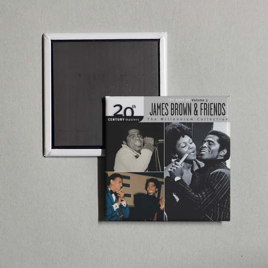 James Brown - The Best Of James Brown 20th Century The Millennium Collection Vol. 3 Album Cover Fridge Magnet