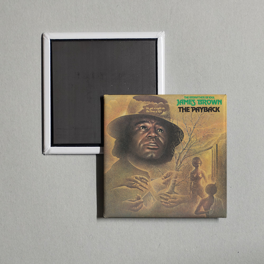 James Brown - The Payback Album Cover Fridge Magnet