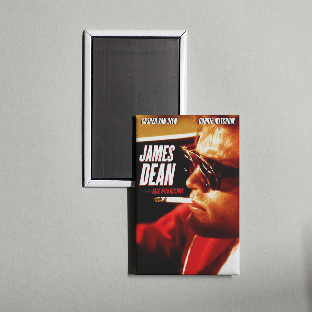 James Dean Race with Destiny Mini Movie Fridge Magnet