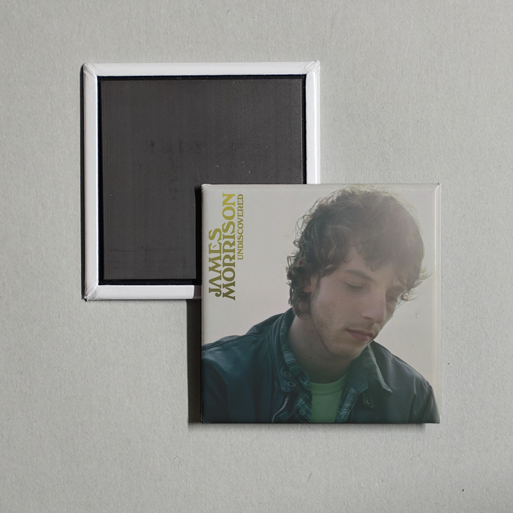 James Morrison - Undiscovered Album Cover Fridge Magnet