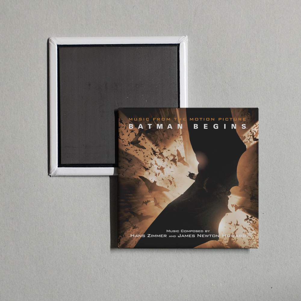 James Newton Howard - Batman Begins (Original Motion Picture Soundtrack) Album Cover Fridge Magnet