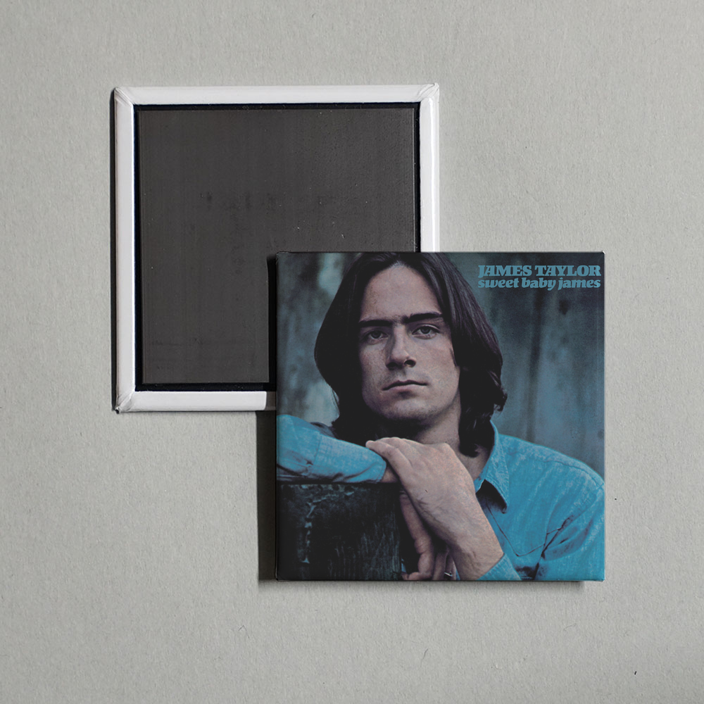 James Taylor - Sweet Baby James (2019 Remaster) Album Cover Fridge Magnet