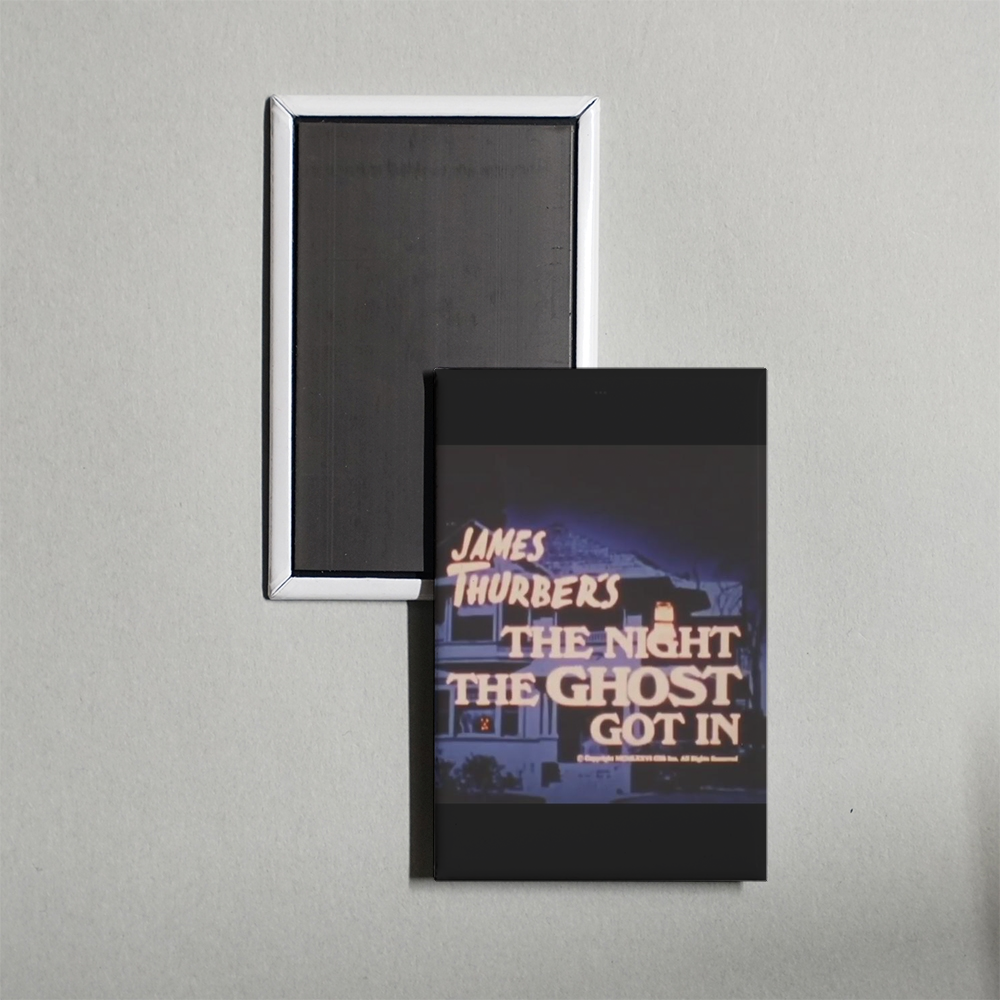 James Thurber’s The Night the Ghost Got In Mini Movie Fridge Magnet