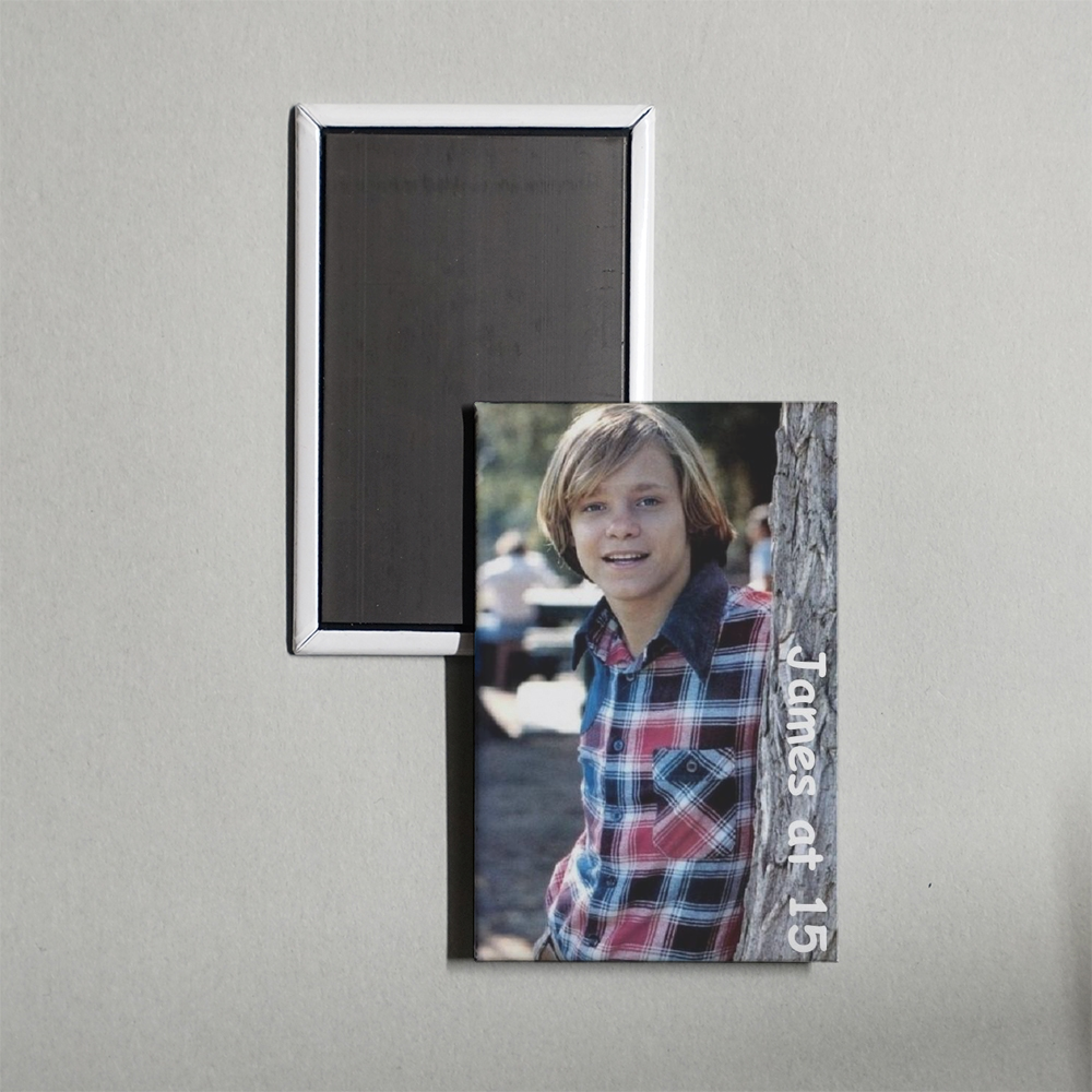 James at 15 Mini Movie Fridge Magnet
