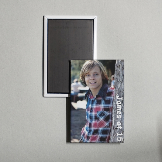 James at 15 Mini Movie Fridge Magnet