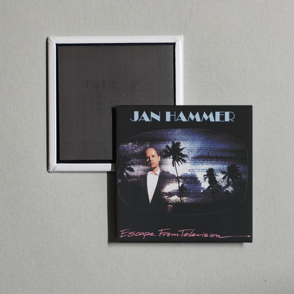 Jan Hammer - Escape From Television Album Cover Fridge Magnet