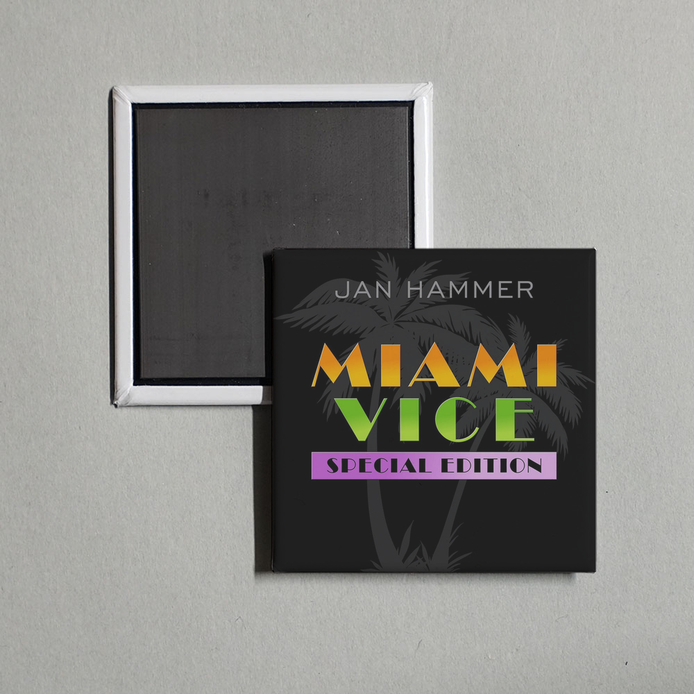 Jan Hammer - Miami Vice Special Edition Album Cover Fridge Magnet