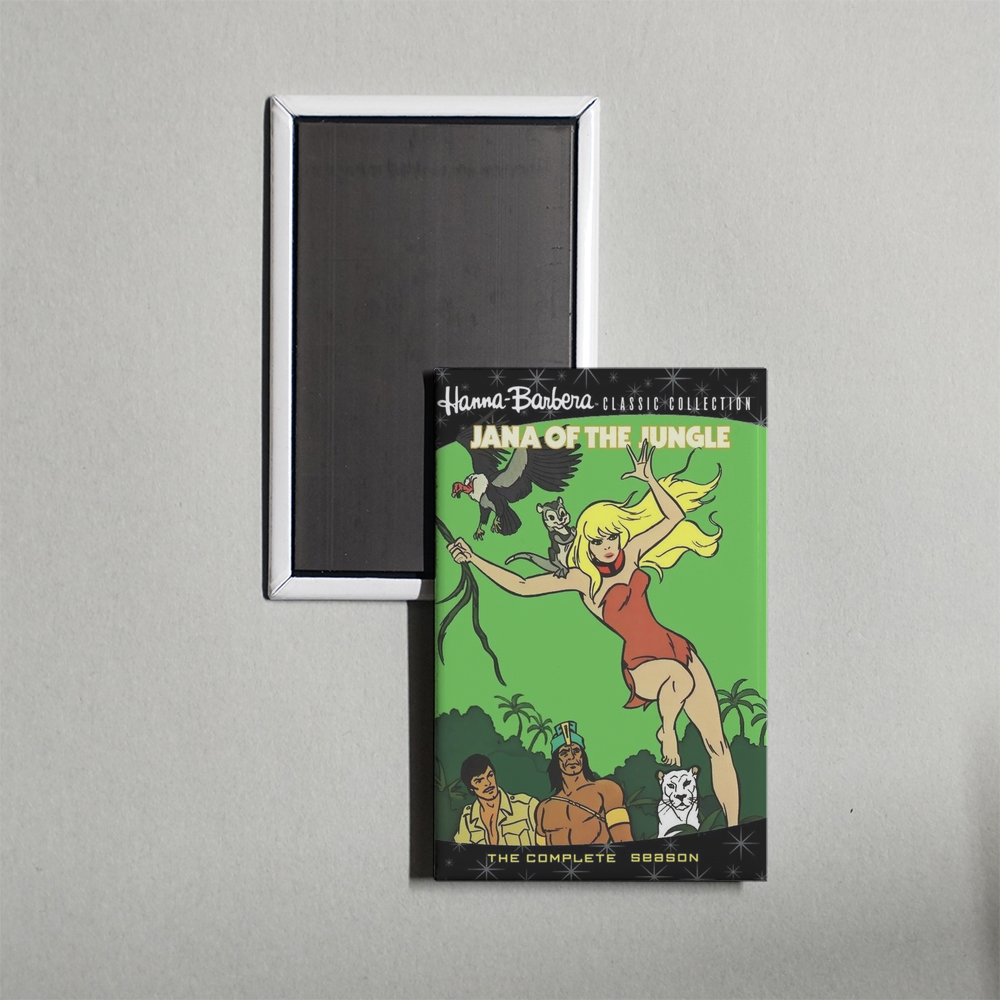 Jana of the Jungle TV Show Fridge Magnet
