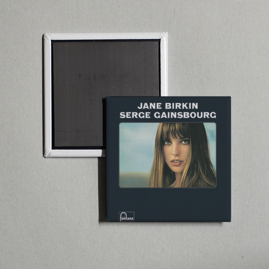 Jane Birkin - Jane Birkin & Serge Gainsbourg Album Cover Fridge Magnet