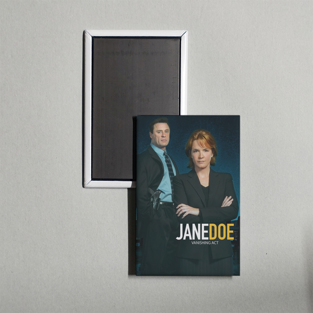 Jane Doe Vanishing Act Mini Movie Fridge Magnet