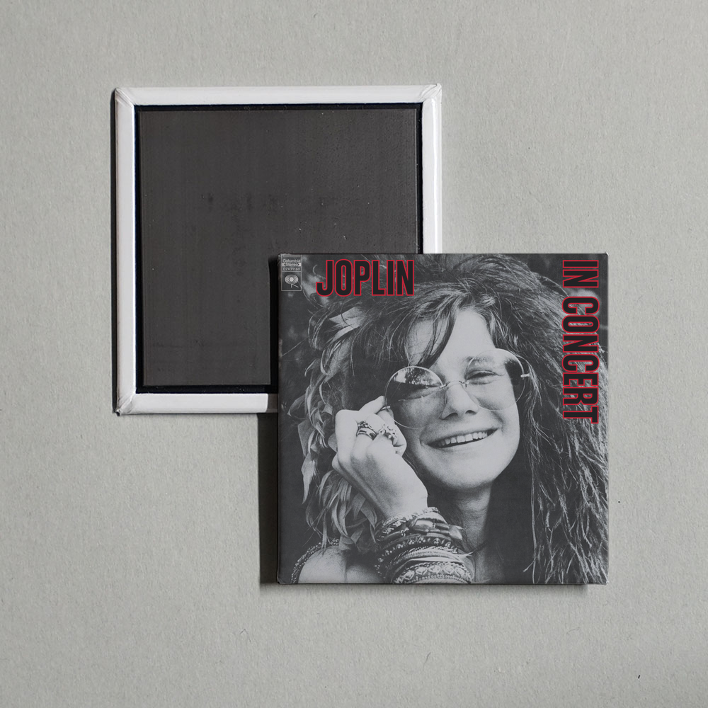 Janis Joplin - Joplin In Concert Album Cover Fridge Magnet