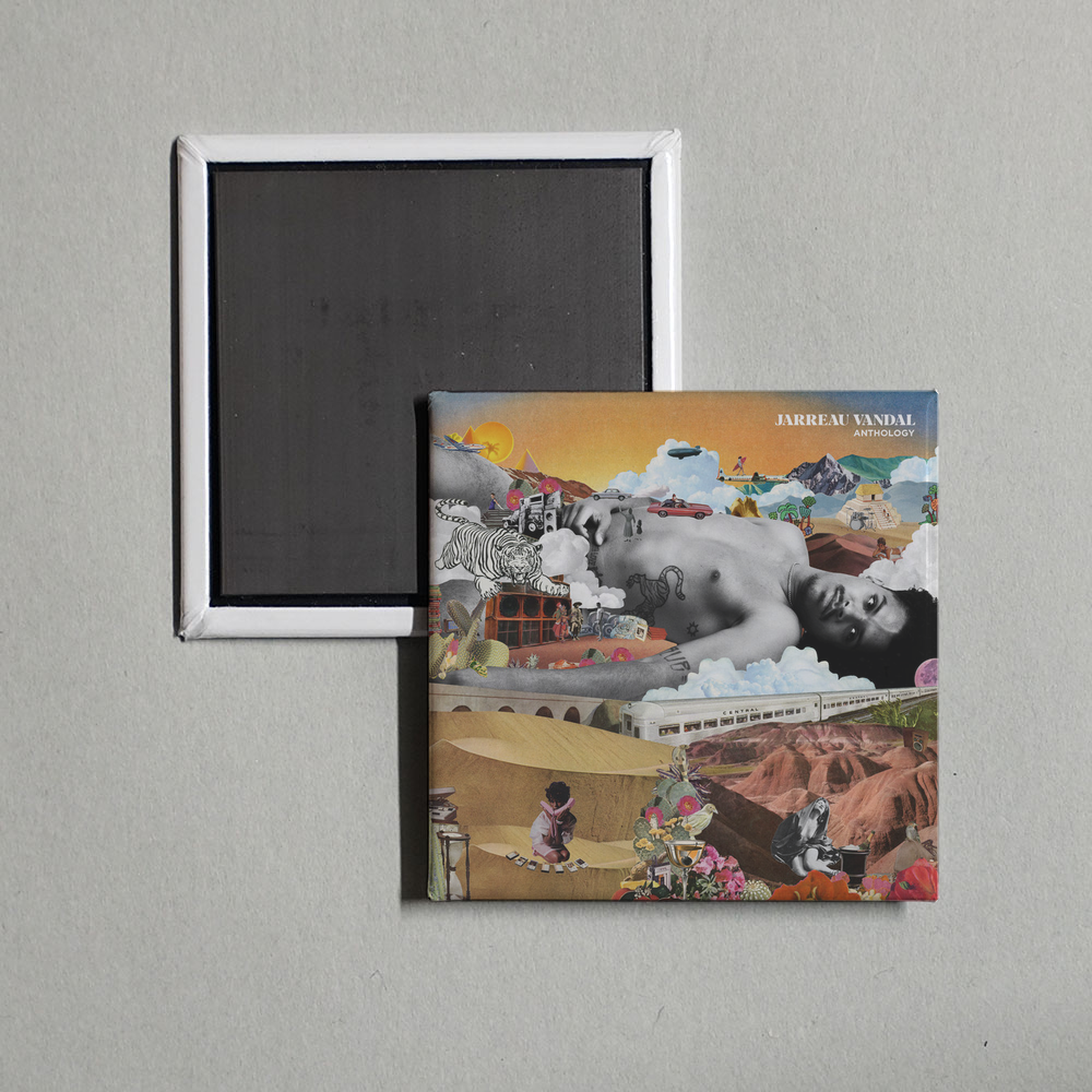Jarreau Vandal - Anthology Album Cover Fridge Magnet