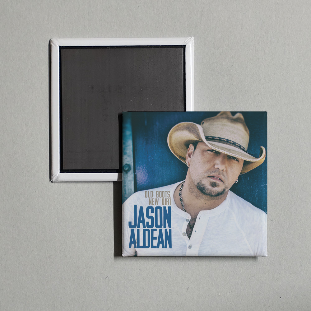 Jason Aldean - Old Boots, New Dirt Album Cover Fridge Magnet