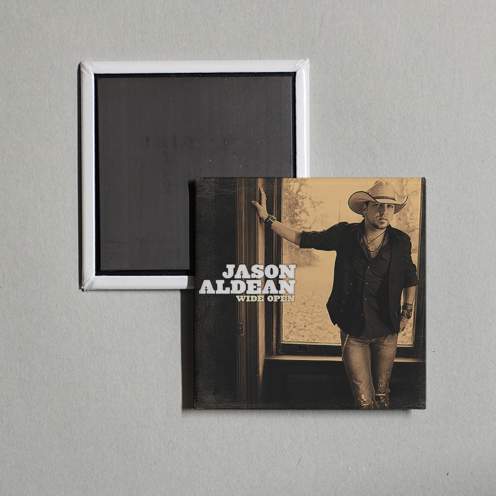 Jason Aldean - Wide Open Album Cover Fridge Magnet