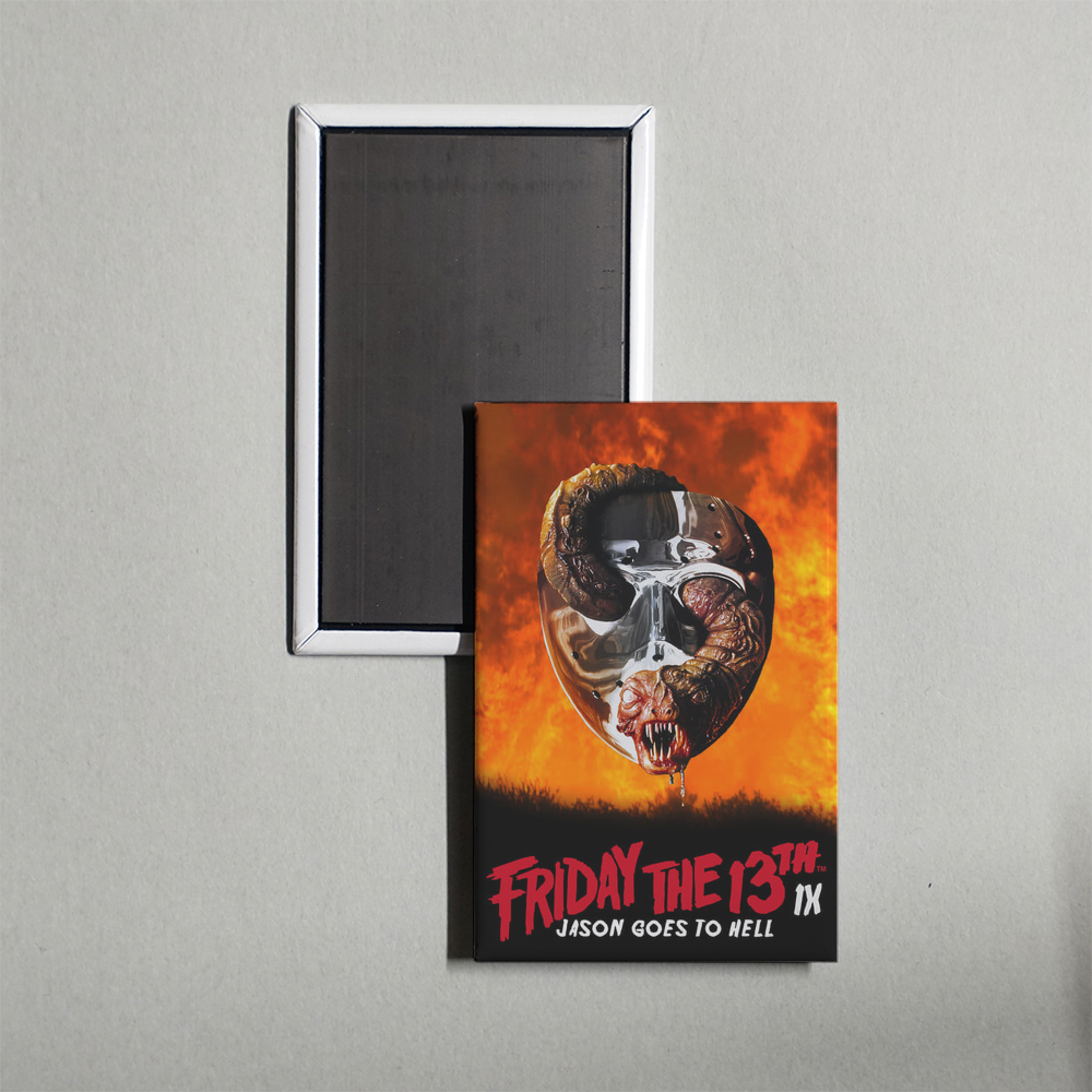 Jason Goes to Hell The Final Friday Mini Movie Fridge Magnet