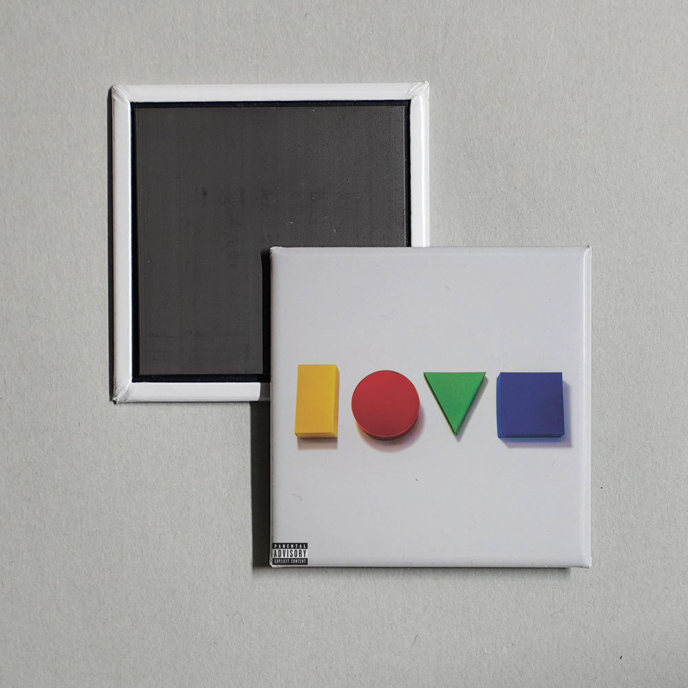 Jason Mraz - Love Is a Four Letter Word (Deluxe Edition) Album Cover Fridge Magnet