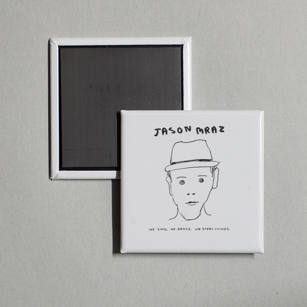 Jason Mraz - We Sing. We Dance. We Steal Things. (Bonus Tracks Version) Album Cover Fridge Magnet