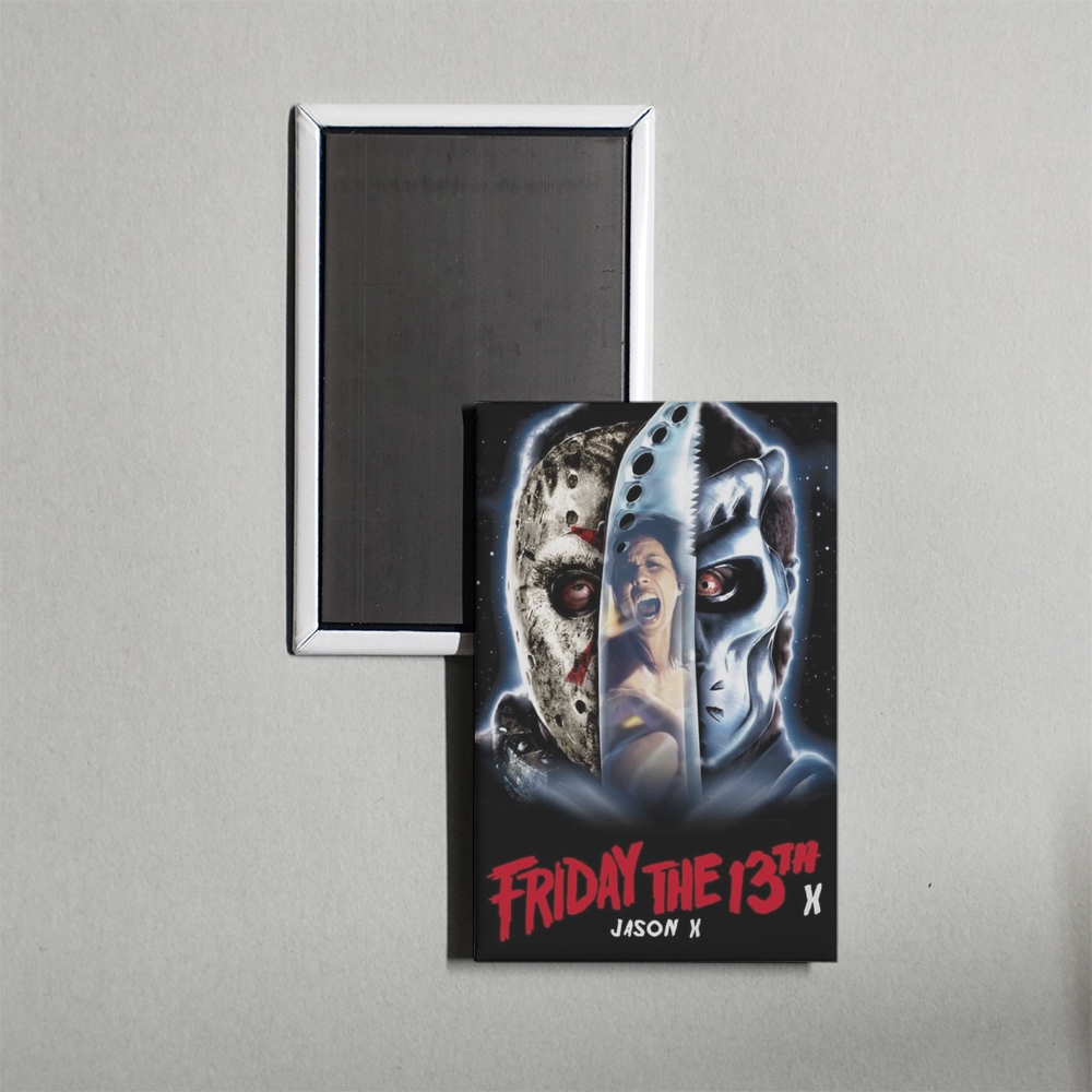 Jason X Mini Movie Fridge Magnet