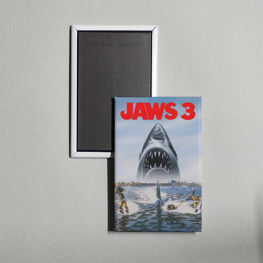 Jaws 3-D Mini Movie Fridge Magnet