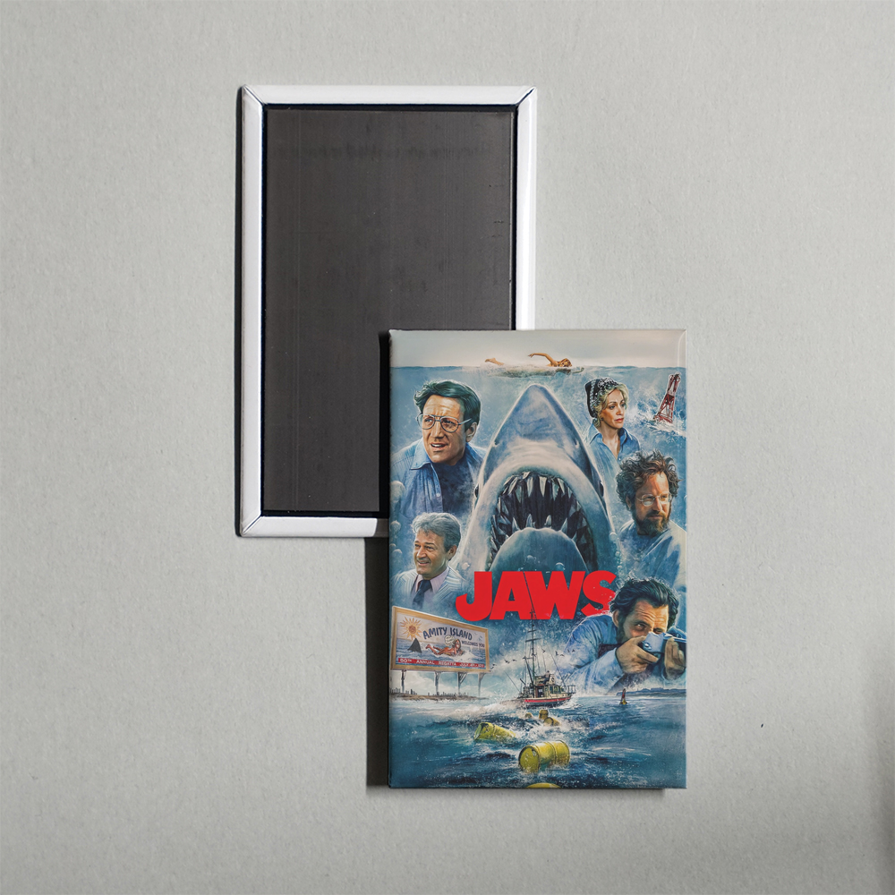 Jaws B Mini Movie Fridge Magnet
