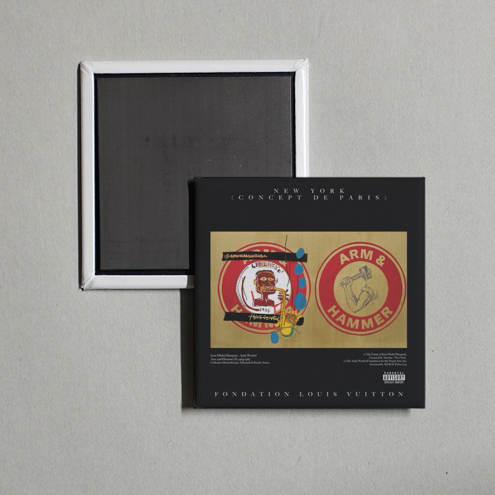 Jay-Z - NEW YORK (CONCEPT DE PARIS) (feat. Gil Scott-Heron) Album Cover Fridge Magnet